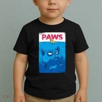 Paws Angry Cat Movie Poster Toddler T-Shirt thumb 2