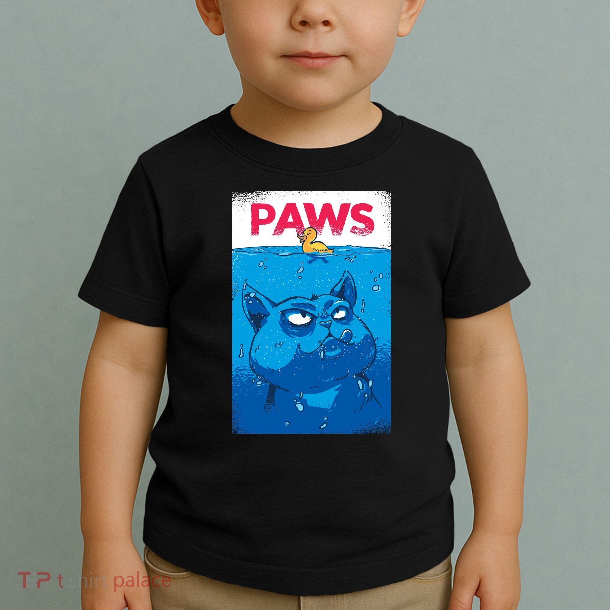 Paws Angry Cat Movie Poster Toddler T-Shirt