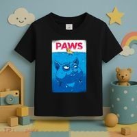 Paws Angry Cat Movie Poster Toddler T-Shirt thumb 3