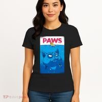Paws Angry Cat Movie Poster Women's T-Shirt thumb 4