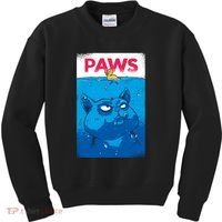 Paws Angry Cat Movie Poster Kids Sweatshirt thumb 0