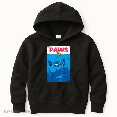 Paws Angry Cat Movie Poster Kids Hoodie
