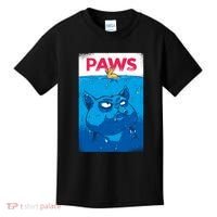 Paws Angry Cat Movie Poster Kids T-Shirt thumb 0