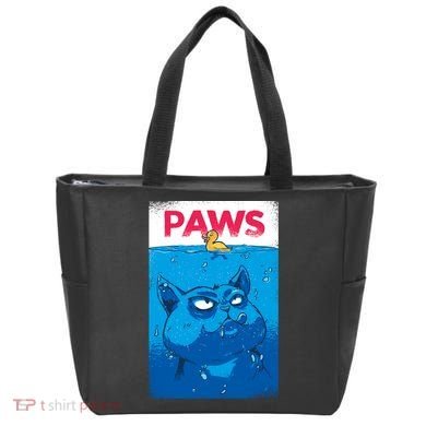 Paws Angry Cat Movie Poster Tote Bag