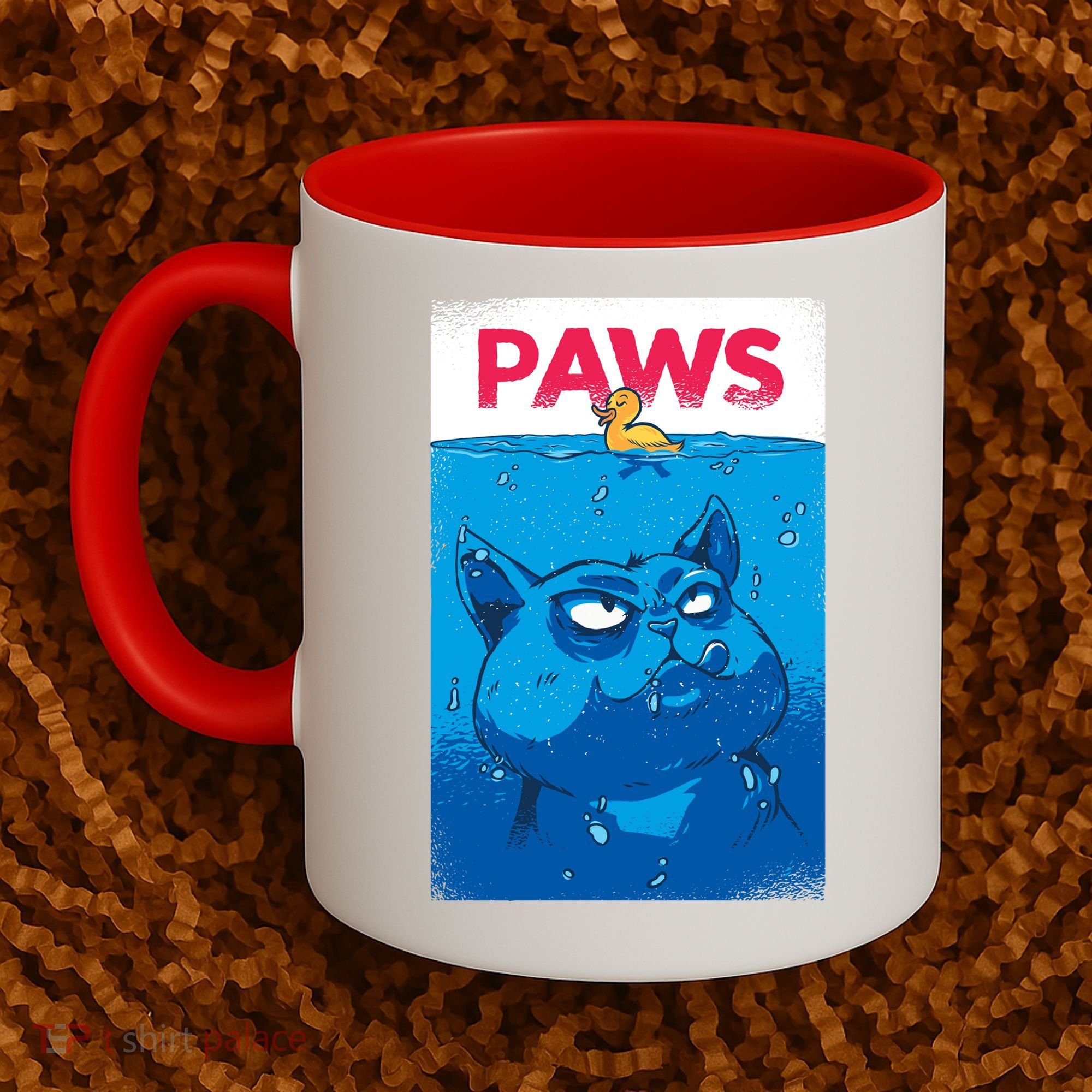 Paws Angry Cat Movie Poster Coffee Mug