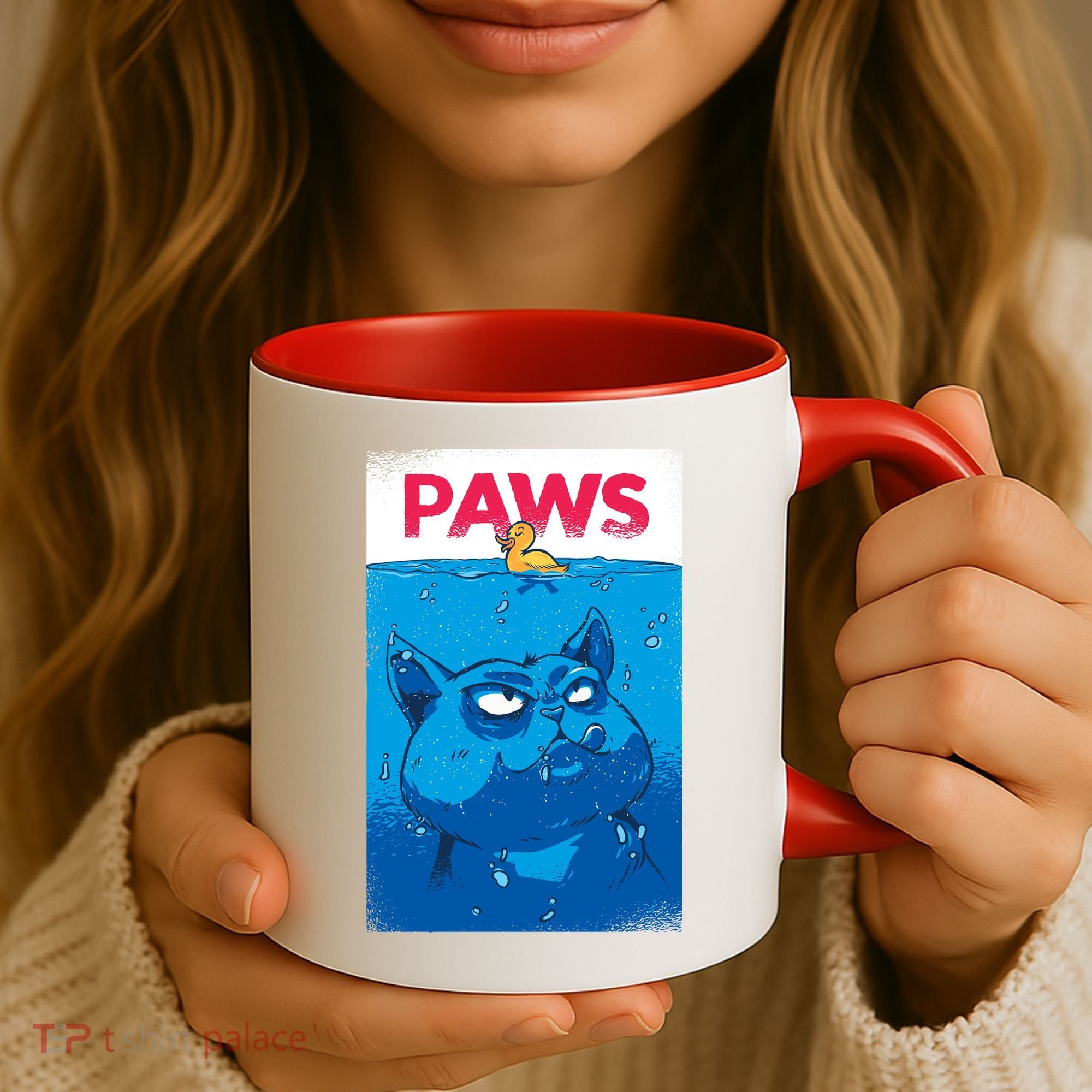 Paws Angry Cat Movie Poster Coffee Mug