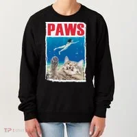 Paws Cat Movie Poster Women's Sweatshirt thumb 0