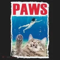 Paws Cat Movie Poster Women's Sweatshirt thumb 2