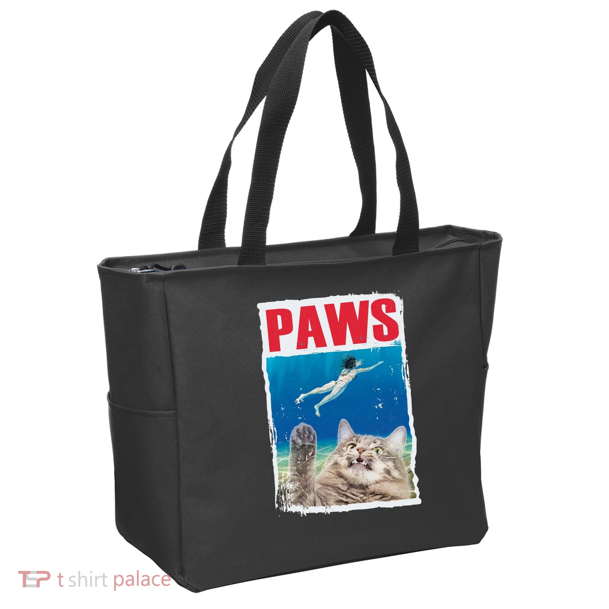 Paws Cat Movie Poster Tote Bag