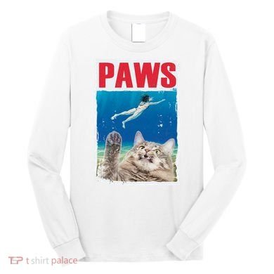 Paws Cat Movie Poster Long Sleeve Shirt
