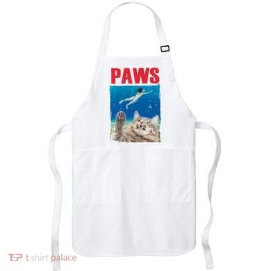 Paws Cat Movie Poster Apron