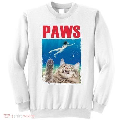 Paws Cat Movie Poster Sweatshirt