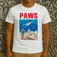 Paws Cat Movie Poster T-Shirt thumb 3