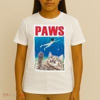 Paws Cat Movie Poster T-Shirt thumb 4