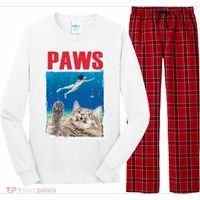 Paws Cat Movie Poster Long Sleeve Pajama Set thumb 0