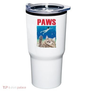 Paws Cat Movie Poster Tumbler
