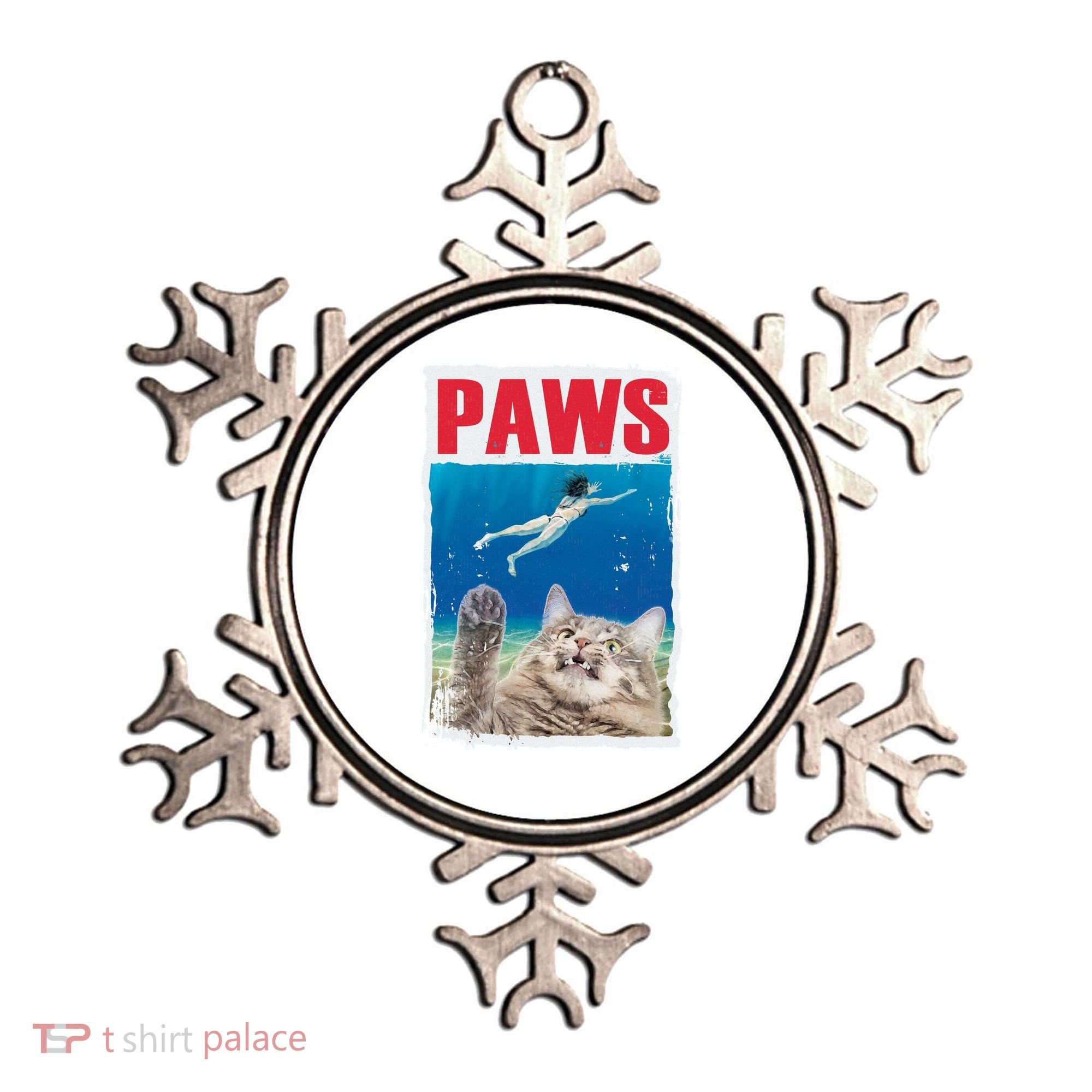 Paws Cat Movie Poster Ornament