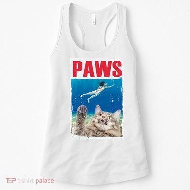Paws Cat Movie Poster Women's Tank Top