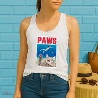 Paws Cat Movie Poster Women's Tank Top thumb 2