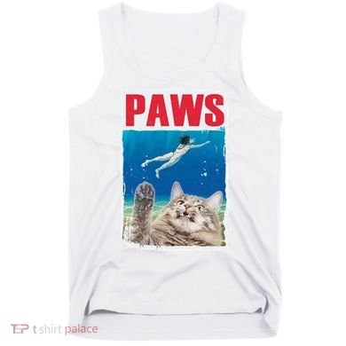 Paws Cat Movie Poster Tank Top