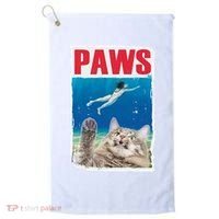 Paws Cat Movie Poster Golf Towel thumb 0