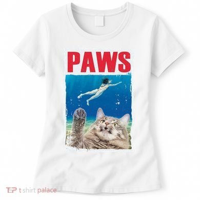 Paws Cat Movie Poster Women's T-Shirt
