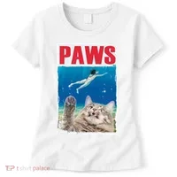 Paws Cat Movie Poster Women's T-Shirt thumb 0