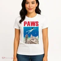 Paws Cat Movie Poster Women's T-Shirt thumb 4
