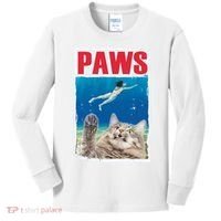 Paws Cat Movie Poster Kids Long Sleeve Shirt thumb 0