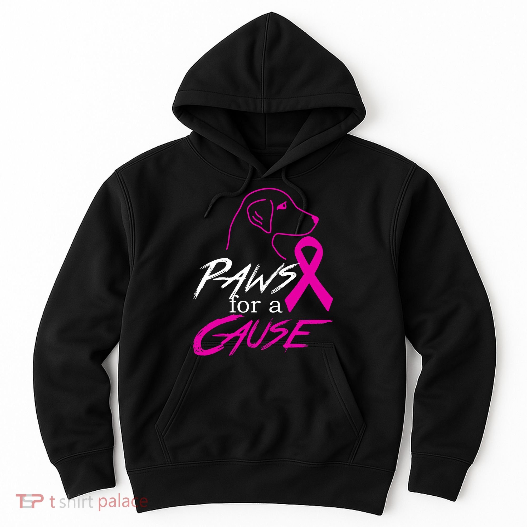 Paws For A Cause Breast Cancer Hoodie