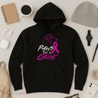 Paws For A Cause Breast Cancer Hoodie thumb 3