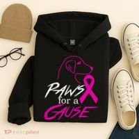 Paws For A Cause Breast Cancer Hoodie thumb 4