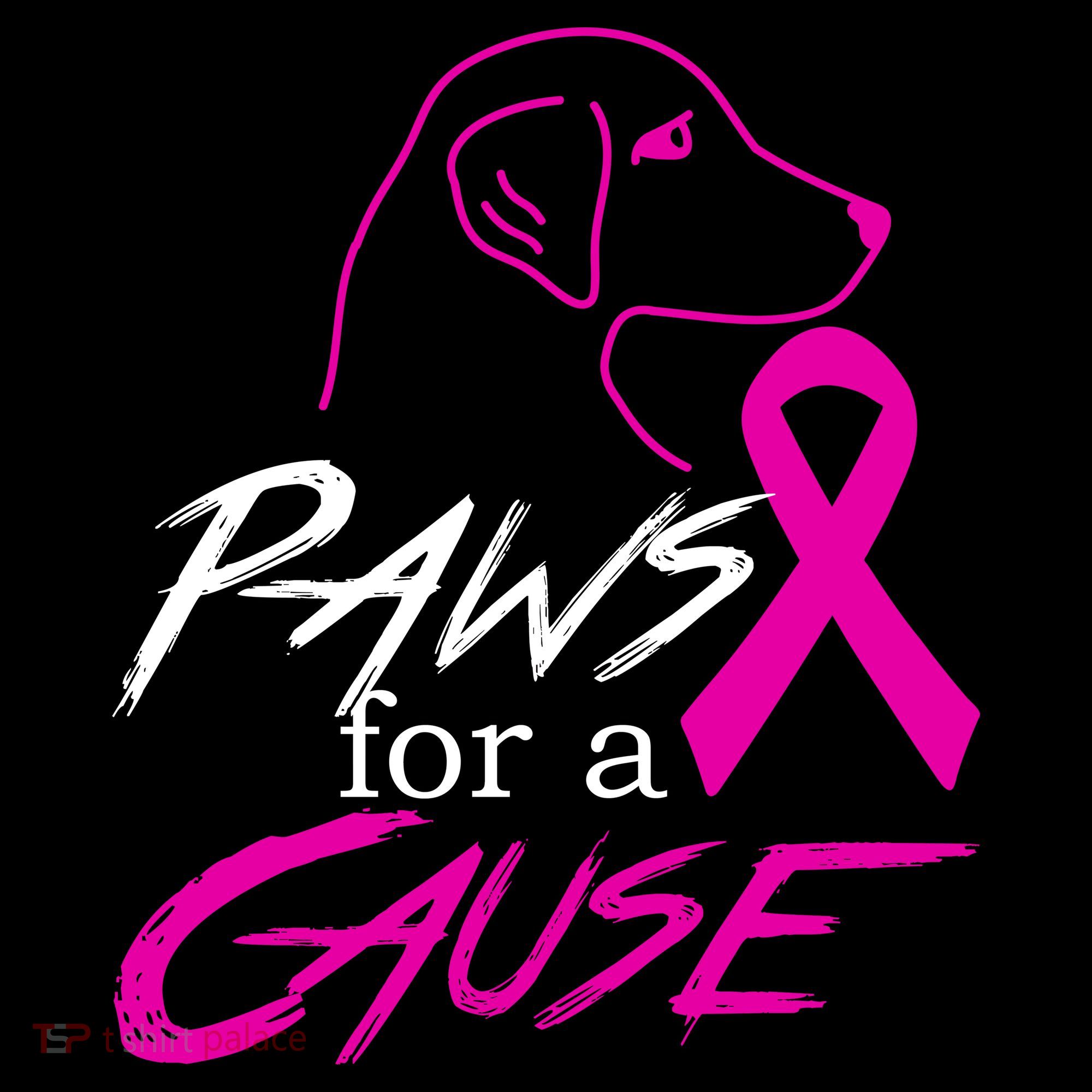 Paws For A Cause Breast Cancer Hoodie