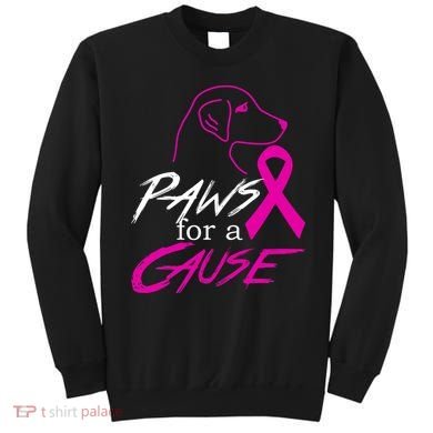 Paws For A Cause Breast Cancer Sweatshirt