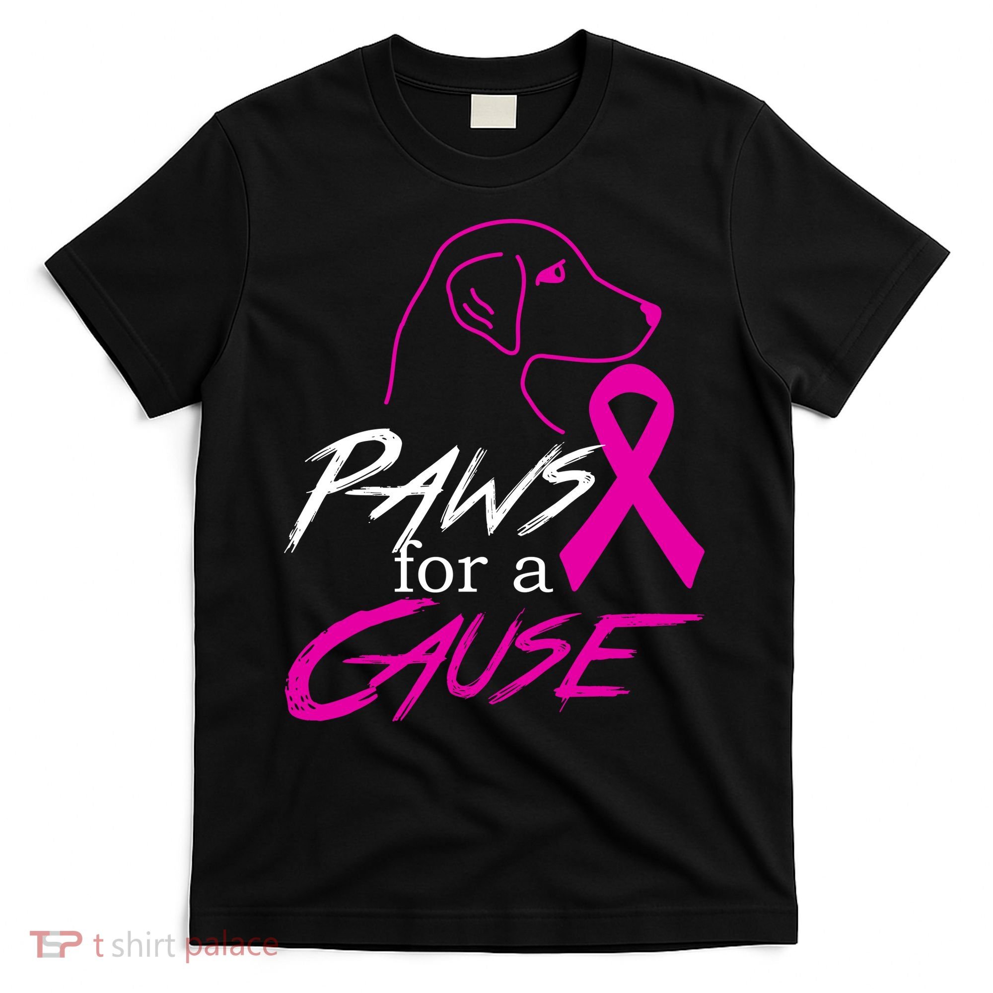 Paws For A Cause Breast Cancer T-Shirt