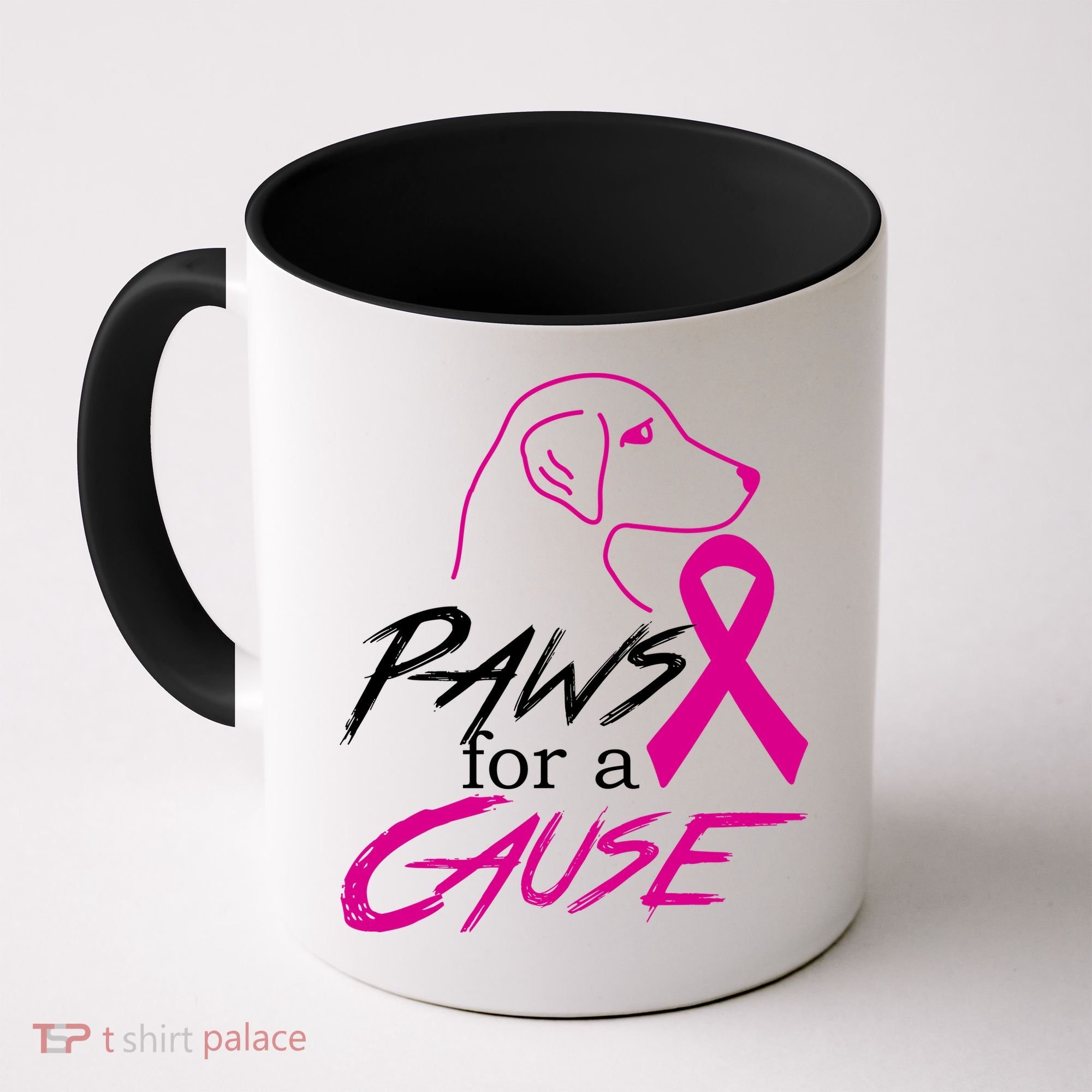 Paws For A Cause Breast Cancer Coffee Mug