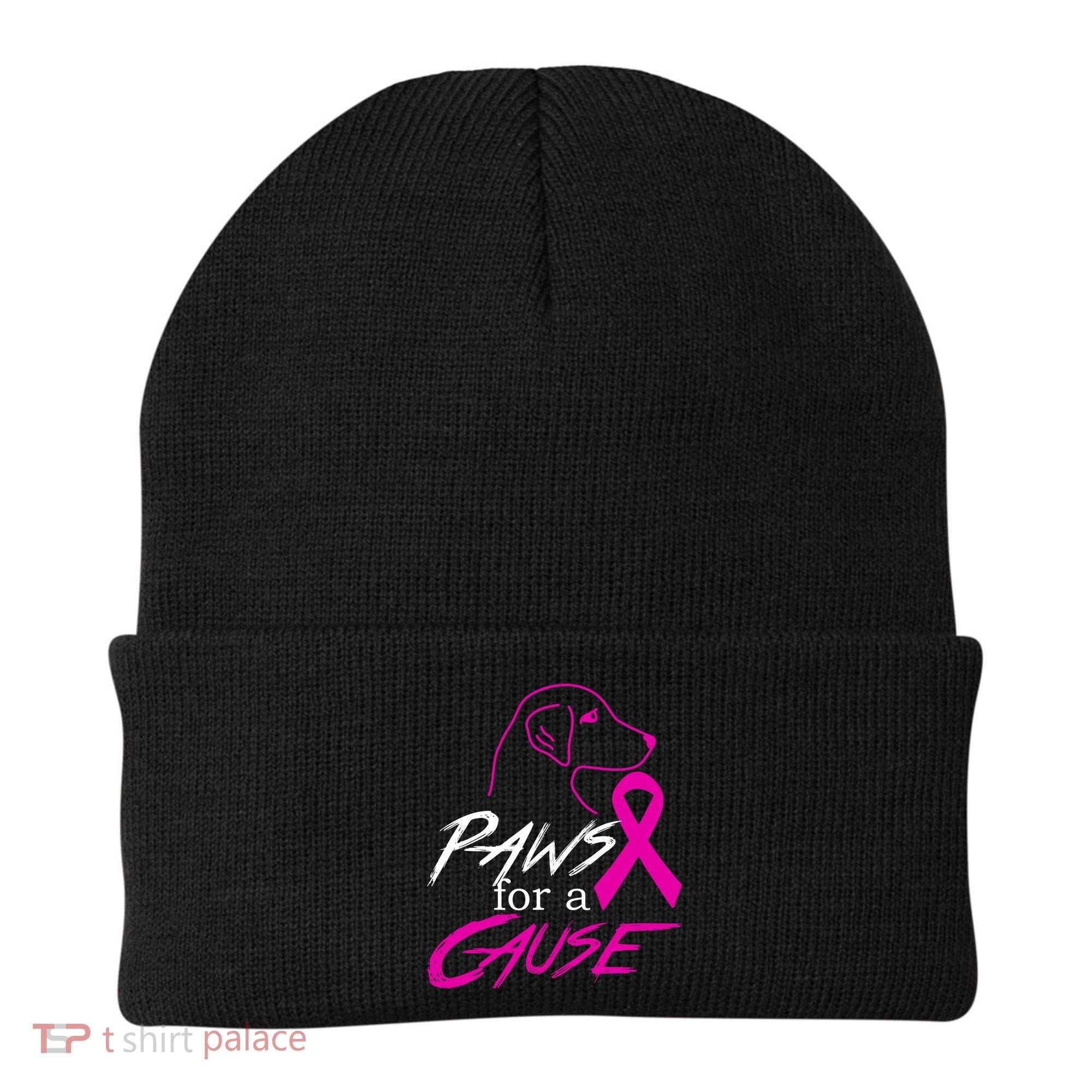 Paws For A Cause Breast Cancer Beanie