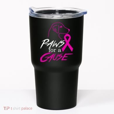 Paws For A Cause Breast Cancer Tumbler