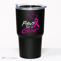 Paws For A Cause Breast Cancer Tumbler thumb 0