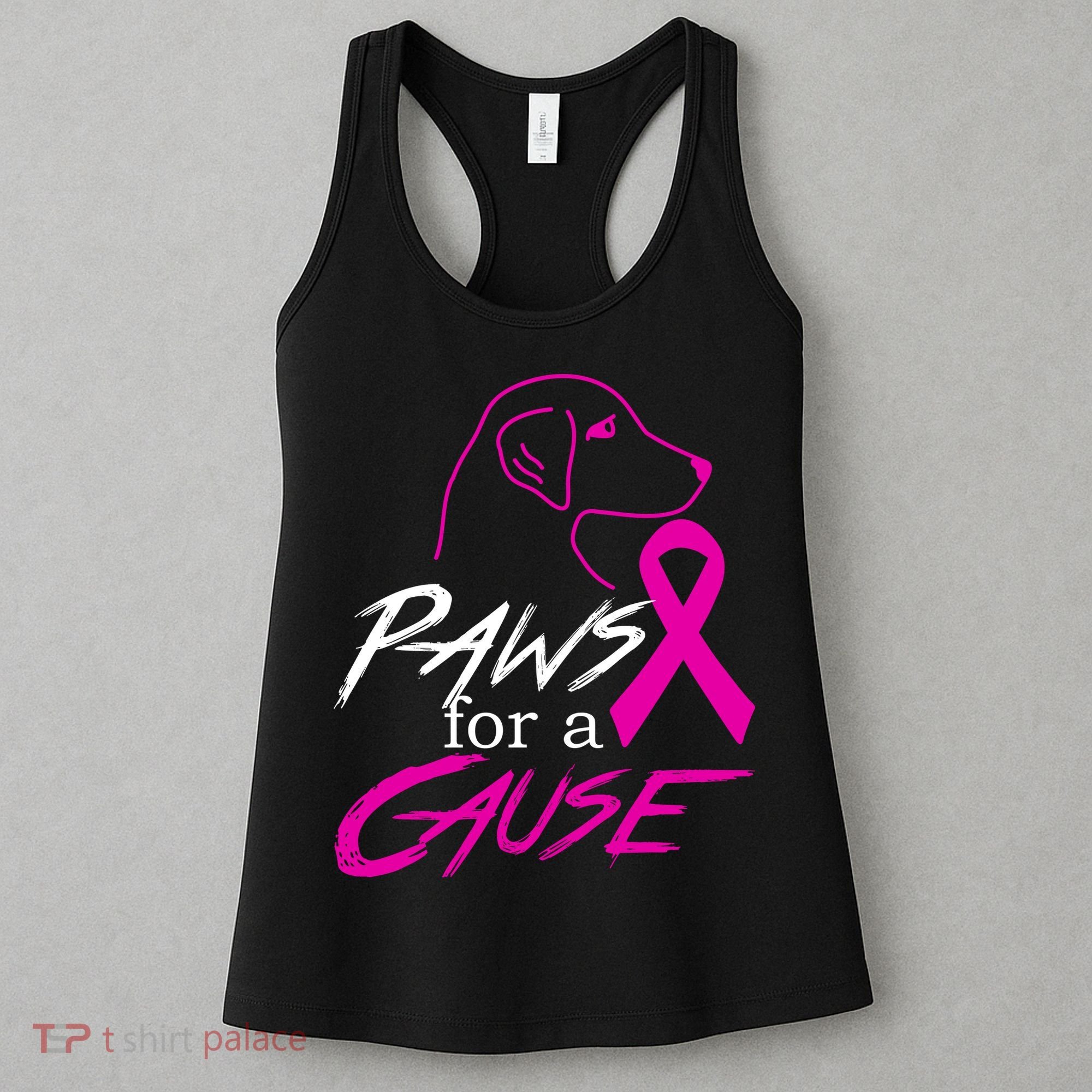 Paws For A Cause Breast Cancer Women's Tank Top