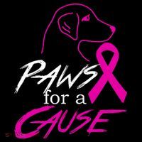 Paws For A Cause Breast Cancer Women's Tank Top thumb 5