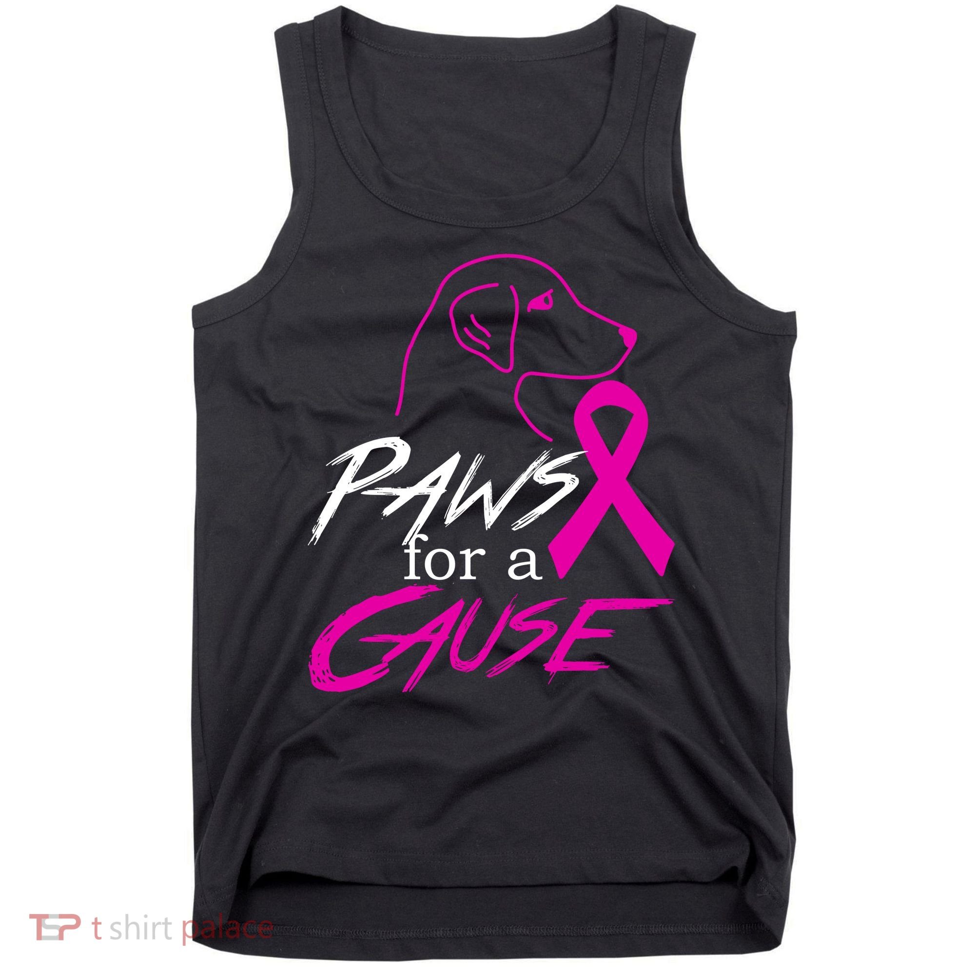 Paws For A Cause Breast Cancer Tank Top