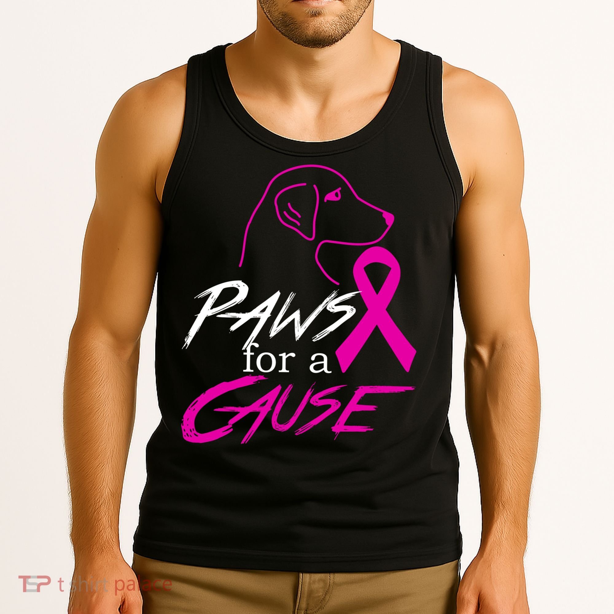 Paws For A Cause Breast Cancer Tank Top