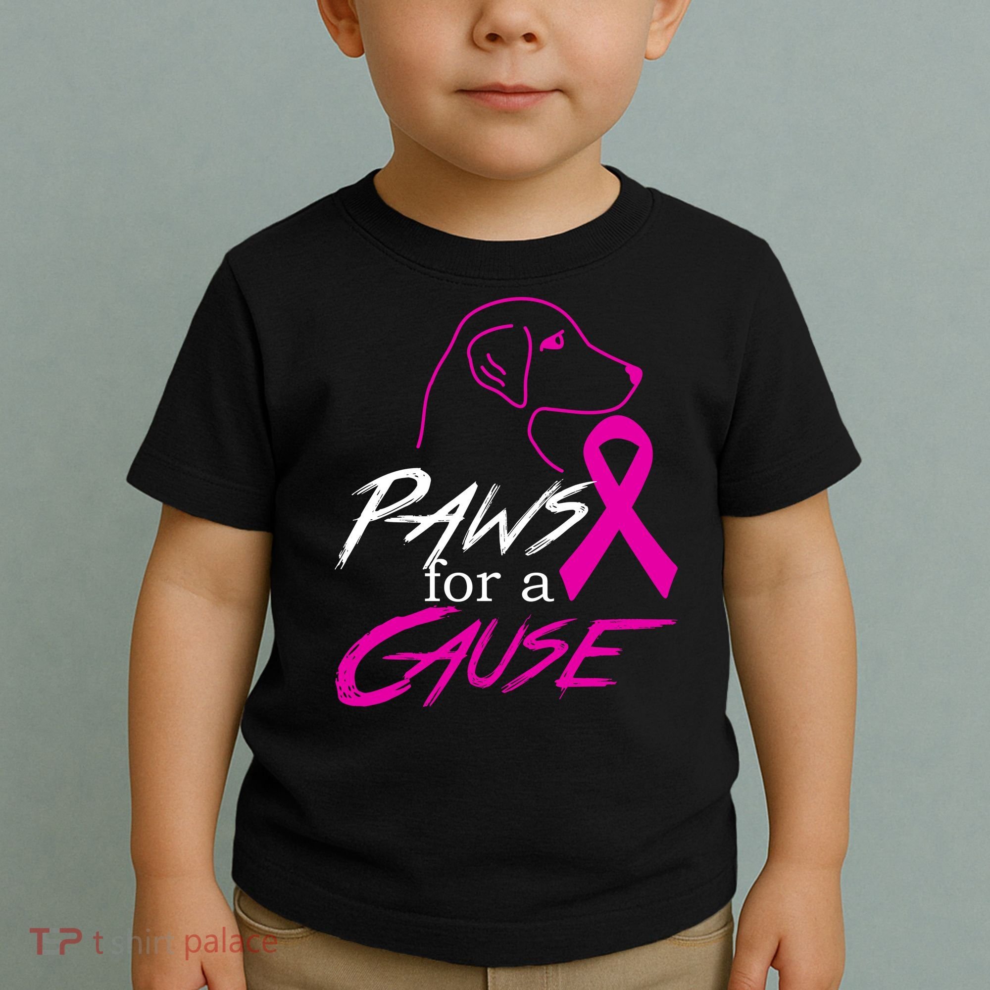 Paws For A Cause Breast Cancer Toddler T-Shirt