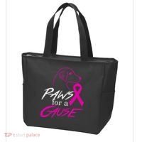 Paws For A Cause Breast Cancer Tote Bag thumb 3