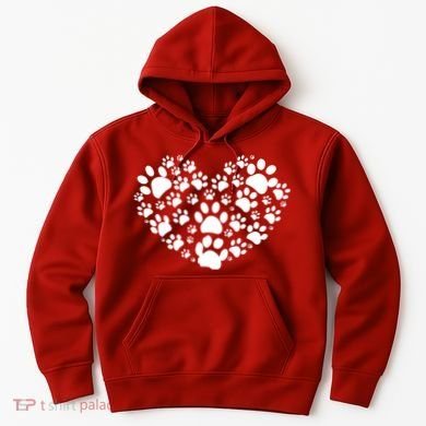 Paws Of Heart Hoodie