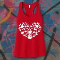 Paws Of Heart Women's Tank Top thumb 3