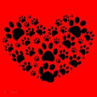 Paws Of Heart Santa Hat thumb 1