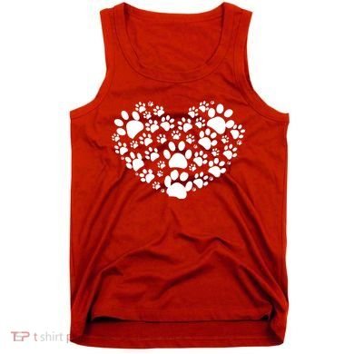 Paws Of Heart Tank Top