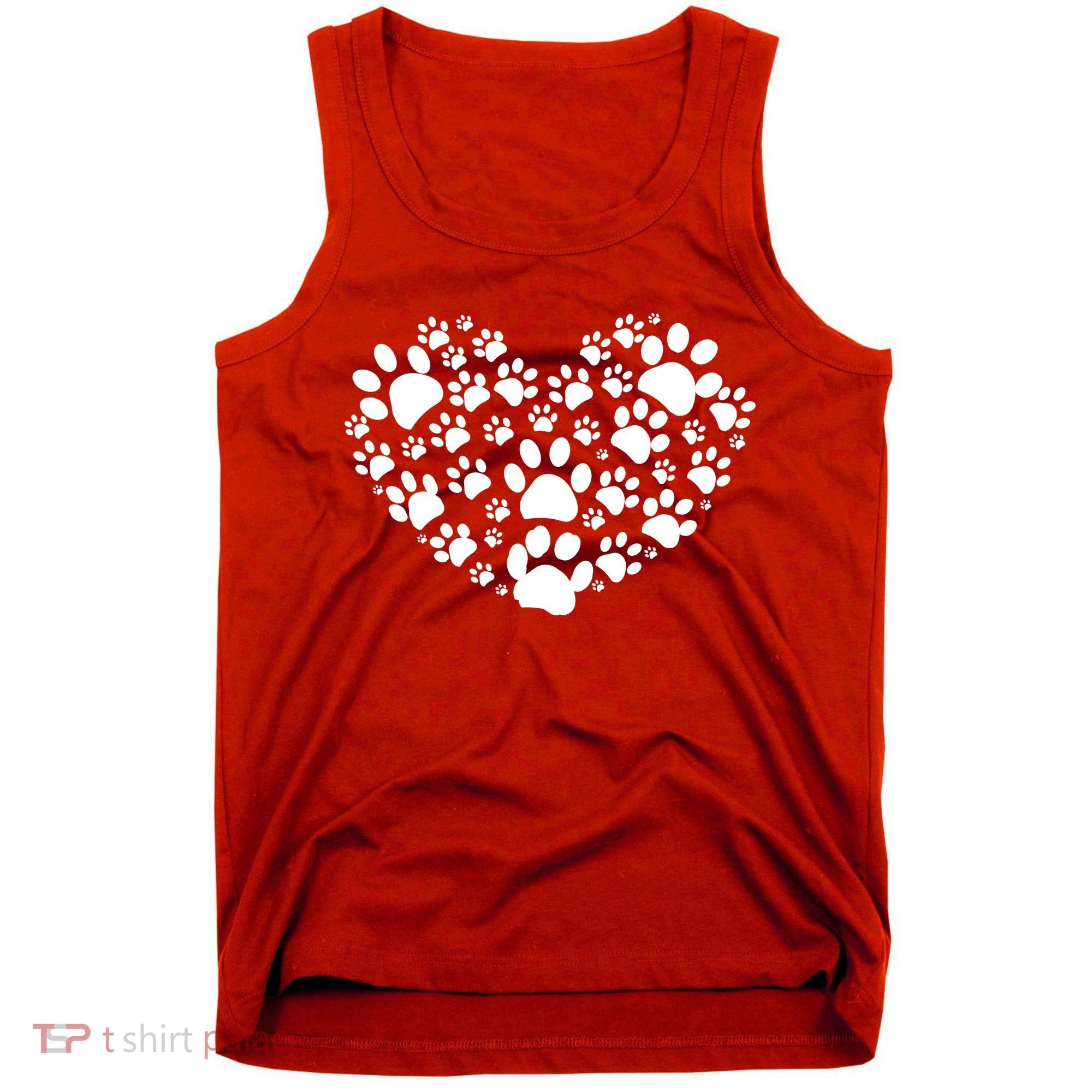 Paws Of Heart Tank Top